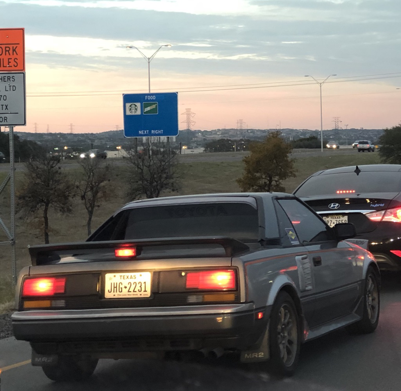 This AW11 is so perfectly 80's.